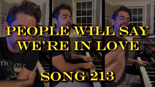 People Will Say We're in Love - Tony DeSare Song Diaries #213