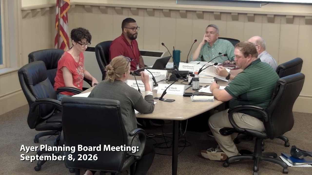 From the Planning Board