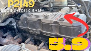 How to fix P2149 | 2006 Dodge Ram 2500 5.9 with P2149 code | Replacing valve cover gasket Dodge 5.9
