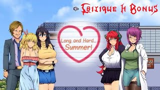 Critique H Bonus : Long and Hard .... Summer!