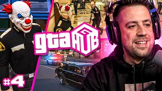 🪂 ME HA SALIDO UNA ESCAPADA TAN ÉPICA TRAS ROBAR BANCO CENTRAL, QUE NO ME LO CREO NI YO || GTAHub #4
