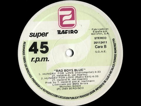 Bad Boys Blue – Hungry For Love (Instrumental)