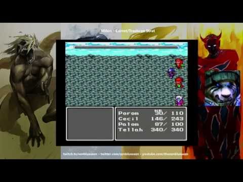 Final Fantasy IV Speedrun - Milon Carrot / Milon Z Trashcan Strats