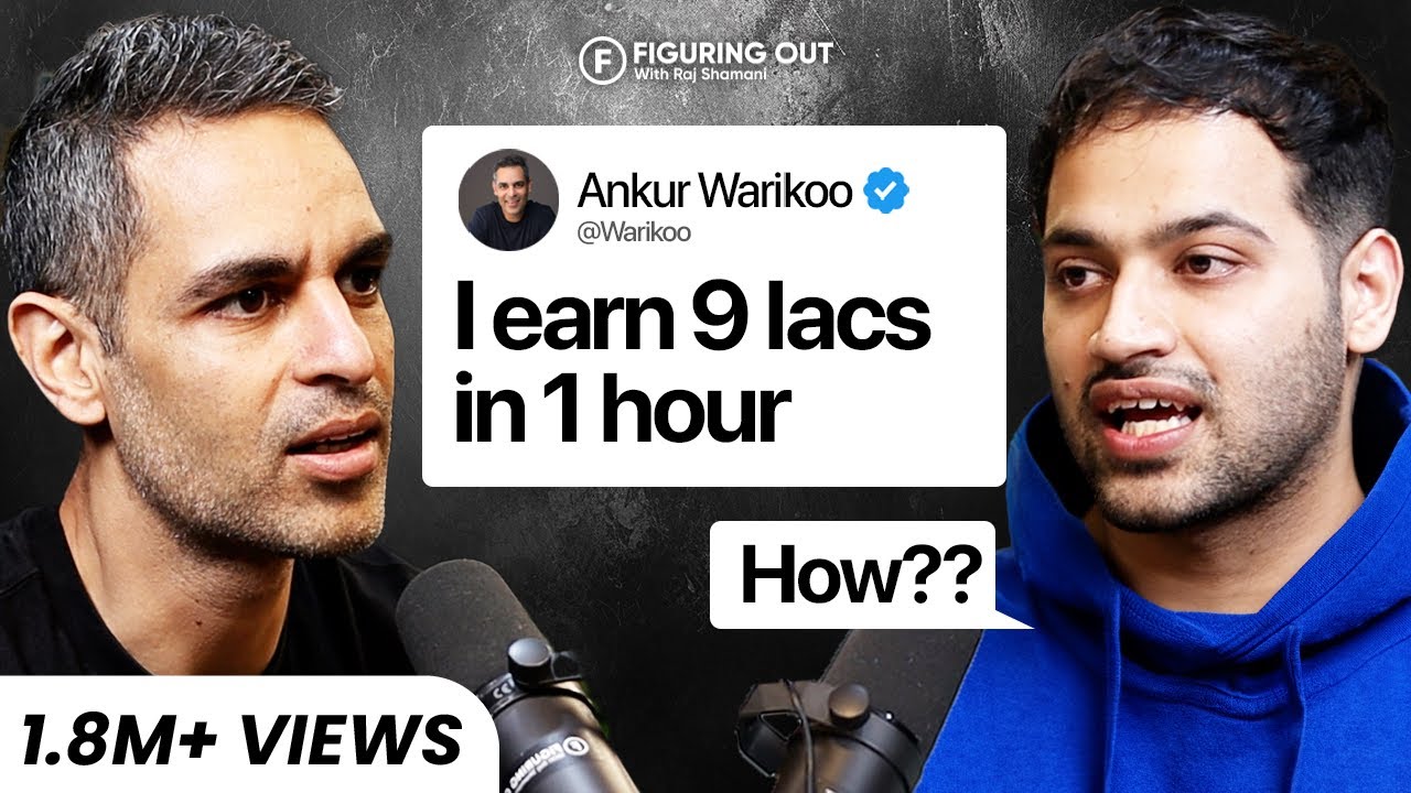 Ankur @warikoo On Money, Getting Rich, Content Creation, TATA & Hustle Culture | FO 190 Raj Shamani