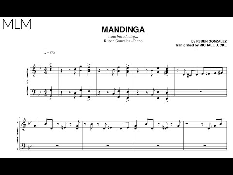 Ruben Gonzalez - Mandinga - Transcription