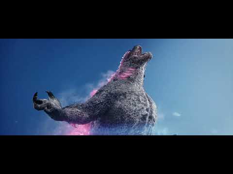 Godzilla emerges in his new form Godzilla x kong the new empire