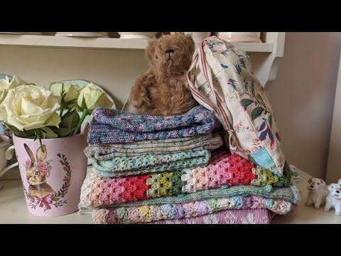 Stitched by Mrs D knitting and crochet podcast episode 30 - My pink bunny cardigan and lots of socks