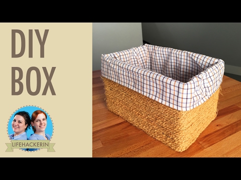 Einfache Kiste upcyclen - Aufwertung leicht gemacht