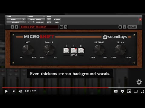 Soundtoys MicroShift