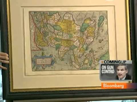 Antique collectible maps