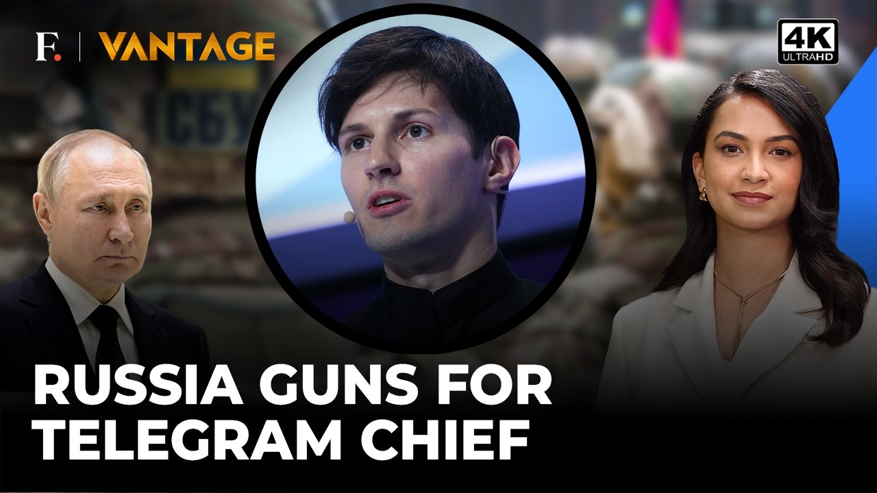 Russia Seeks Arrest of Telegram Chief Pavel Durov Over Ukraine Links | Vantage on Firstpost | 4K