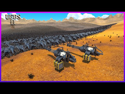 Minigun Sniper & Special Force vs 2.7 Million Xenomorph Queen & Alien !! UEBS 2