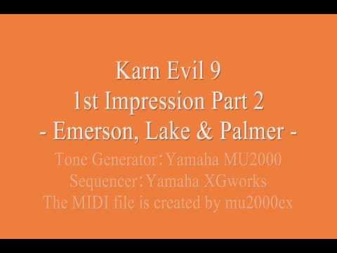 Karn Evil 9—1st Impression Part 2 - Emerson, Lake & Palmer (cover) / MIDI version video thumbnail