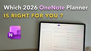 2026 OneNote Digital Planner Comparison: Non-Editable vs Editable