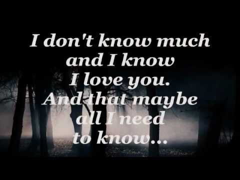 DON'T KNOW MUCH (Lyrics) - LINDA RONSTADT / AARON NEVILLE