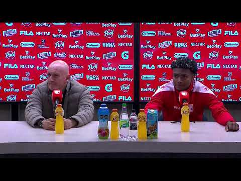 Rueda de prensa de Santa Fe tras su partido con Tolima