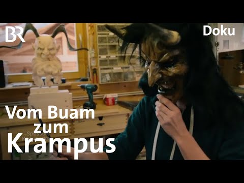 Krampus-Lauf in Bischofswiesen: Debüt in gruseliger Maske | Spessart + Karwendel | BR | Doku