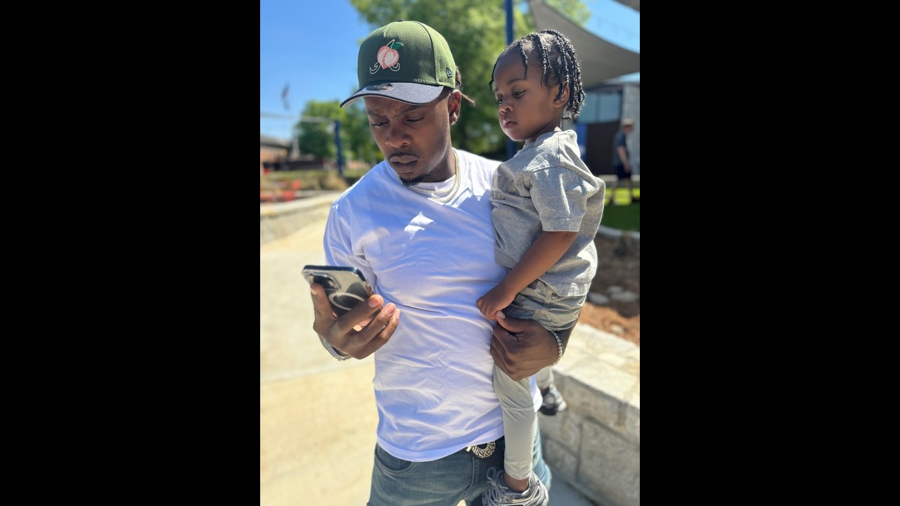 When D gets bad news while playing with his son!