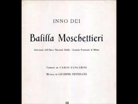 Aldo Masseglia - Inno dei Balilla Moschettieri (con testo)