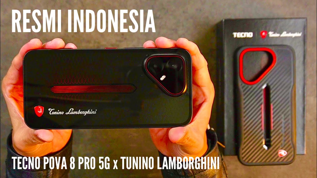 WOW GILA!! TECNO Pova 8 Pro 5G Tonino Lanborghini Limited Edition