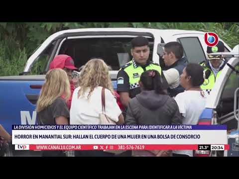 Investigan un presunto homicidio tras hallar un cadáver en Manantial Sur