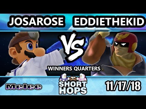 SH 2 SSBM - ET | JosaRose (Doctor Mario) Vs. EddieTheKid (Falcon) - Smash Melee Winners Quarters