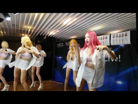 [4K] 20170720 #강남역허브플라자쉼터 #아모르비쥬얼쇼케이스in강남역 #아모르 #AMOR #푸시베이비 #PushBaby #티티 #TT