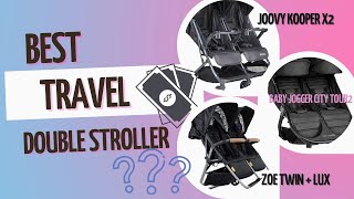 Joovy Kooper x2 versus Baby Jogger City Tour versus Zoe Twin