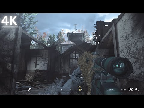 Pripyat Outskirts / Ukraine (All Ghillied up) Modern Warfare Remastered - 4K Gameplay