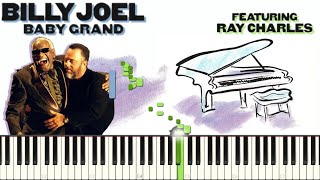 Billy Joel &amp; Ray Charles - Baby Grand [Original piano instrumentals]