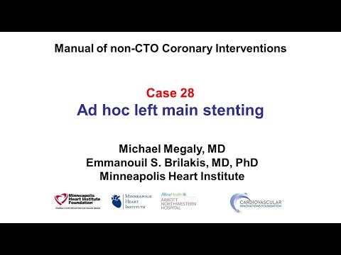 Case 28: PCI Manual - Ad hod left main PCI