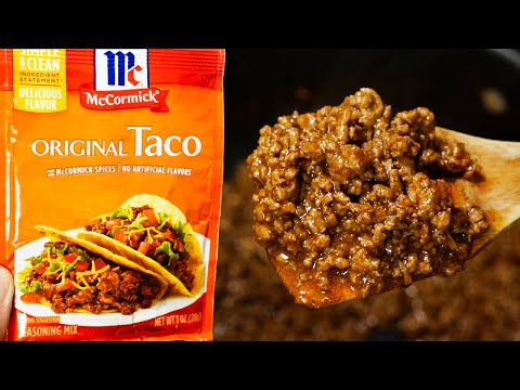 How To Cook: Taco Meat with McCormick Taco seasoning