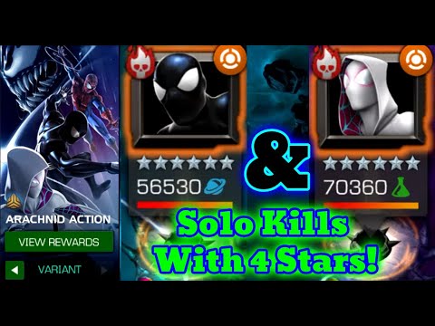 Variant 7 Chapter 2 How To Solo Both Boss Fights With 4 Stars!  | Marvel Contest Of Champions