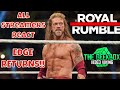 Edge Returns! (Royal Rumble 2020) Streamers reactions Compilation