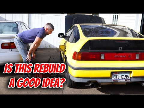 1989 Y49 CRX Si Rebuild Part 2