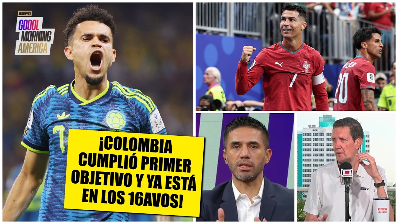 LUIS DÍAZ y COLOMBIA vs. CRISTIANO y PORTUGAL por el LIDERATO, un choque de INFARTO | Goool Morning