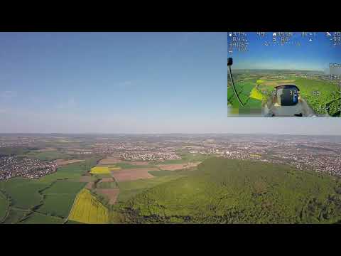 Mini Talon Range Test FuriousFPV Stealth Longrange 5.8Ghz