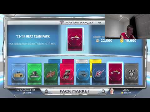 NBA 2K14 PS4 My Team FACECAM Pack Opening | Path To Glory EP 4