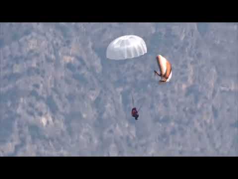 Emergenza in parapendio al lago di Garda (Paragliding Siv)