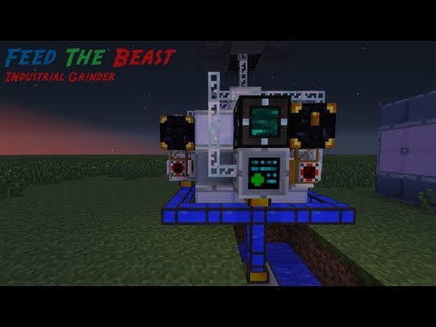 Minecraft: Feed-The-Beast Tutorial: Industrial Grinder + Tips For Automating