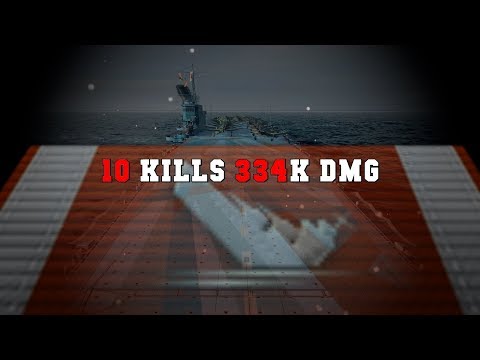 10 KILLS IJN Taiho 334K DMG  || World of Warships