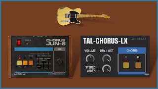 Video thumbnail for Arturia Chorus JUN-6 Vs Tal LX Software Plugins | Demo Test 🎸 by Alberto Martinez Del Rio Guitar