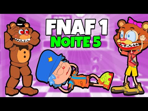Mongo e Drongo JOVENS no FINAL de Five Nights at Freddy's - FNAF 1 NOITE 5
