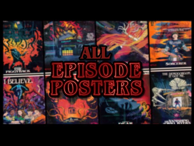Vídeo relacionado con Stranger Things Season Three Poster Bolsa de viaje reutilizable para comestibles, Negra