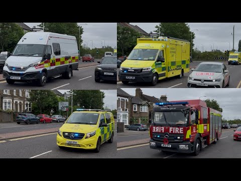 [LEVEL 2 HAZMAT!] Large specialist response to a hazmat emergency - LFB