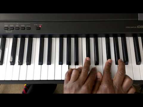 Piano Theory: Whole Step and Half Step method for identifying A Major Keys - Whole Step Half Step