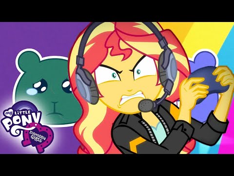 "My Little Pony: Equestria Girls | Fluttershy VS Sunset🎮👾 | MLP EG Episodes | 45 Minute Special ✨