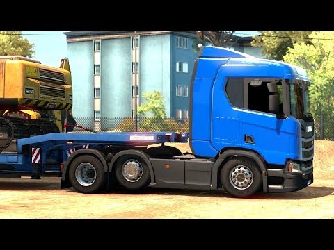 Euro Truck Simulator 2 Italia DLC - Catanzaro Excavator Pick Up