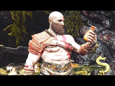 God of War (2018) - Walkthrough Part 26 - Exploring Lookout Tower (Gathering Collectibles)