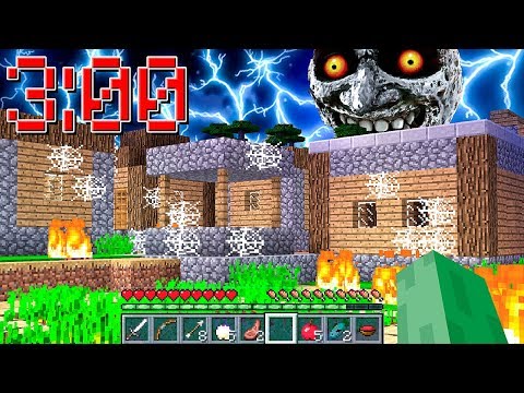 AA12 - I SURVIVED The SCARY NIGHT in Minecraft at 3AM!